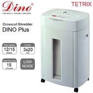 Dino Plus Office Use Heavy Duty Paper Shredder (Cross Cut)