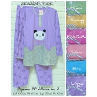 Lorita standard Allsize pp pajamas by sofie babydoll long sleeve nightgown with 2 buttons, chest siz