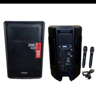 Speaker Aktif PORTABLE Huper 15inch GL 15 wireless 
