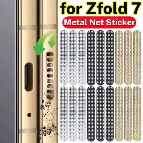 Metal Dustproof Net Sticker for Samsung Galaxy Z Fold 7 Fold7 5G Speaker Anti-dust Mesh Speaker Anti