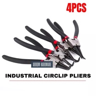 Hunter Anton 4pcs Industrial Circlip pliers set Curved Straight Tip Multifunctional Hand Tools