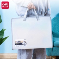 Deli 4K Drawing Drawing Tote Bag File Bag Information Book Drawing Collection Folder 8K Sketch Paper
