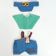 For 17cm Labubu V1 V2 V3 Plush Toy Clothing Set Labubu Outfit Accessories Trendy Play Clothing Ropa 