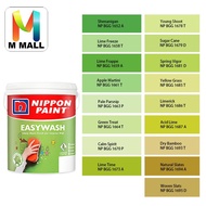📌 (NO EXCHANGED / REVERSED) (1652-1695) 5L Nippon Paint Interior Vinilex Easywash Delightful Greens 