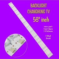 LED BL BACKLIGHT TV CHANGHONG CANGHONG U58H7A 58H7A 58" 58INCH 12LED