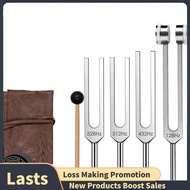 Frequency Tuning Fork Set-Weighted& Unweighted 128Hz 432Hz 512Hz 528Hz Tools with Activator, Mallet&