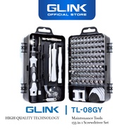 Glink 133 IN 1 & 115 IN 1  Magnetic Screwdriver Kit, Precision Screwdriver Set, Small Impact Screw D