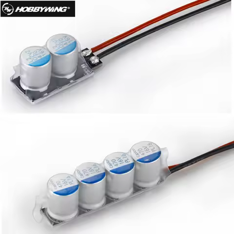 Hobbywing Low-impedance Capacitor Module 2/4 for Ezrun Xerun Car ESC Super Capacitor Module #4 #2 Mo