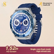 D8 1Pc Multi-Sport Mode Fitness Watch Compatible With Android I Phone, Sturdy Waterproof 1.52 "Men's