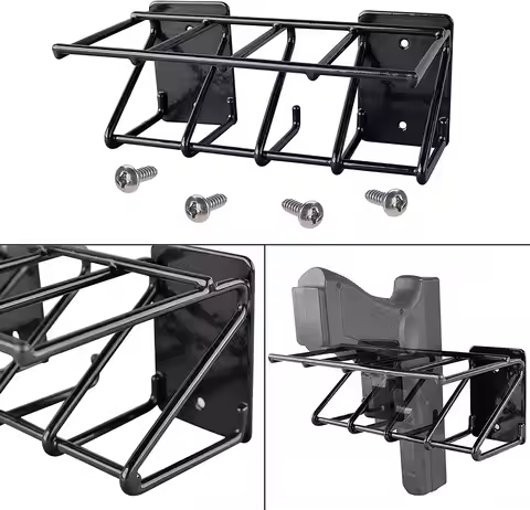 Adoreal 4 Slots Gun Rack Wall Mount Fits Most Size Pistols Gun Wall Mount for Glock 19 17 42 43 P238