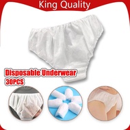 Fully Upgraded Disposable Non Woven Paper Brief 6Pcs Set/Travel for Women Men/Lightweight Privacy Pr