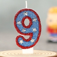 71 Number Candles Handmade Egg Creative Cake Birthday Candles Five-pointed Star Decoration Large Can