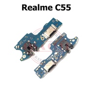 Flexible Charger Connector + Mic Con HF Realme C55 Original With IC