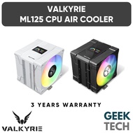 VALKYRIE ML125 ARGB 6-Heatpipe CPU Air Cooler with 2" IPS LCD Display