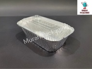 MYCHEF 405P Aluminium Foil Tray with Clear Lid (5 sets±) Rectangle / Rectangular My Chef Foil Tray