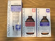 Advanced Clinicals Eye Serum, Glycolic Acid, Hyaluronic Serum