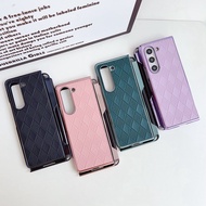 Luxury Durable Casing Z Fold5 Leather for Samsung Galaxy Z Fold 5 Women Phone Case