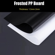 White / Black  PP Frosted Board Plastic Sheet 100~300mm Model Board DIY Model Material Thickn 1.5/2m