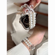Getyr.bd White Pearl Butterfly Strap AppleWatch Beaded Suitable for Apple Strap 10789 4.16