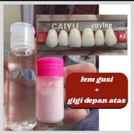 PERMANEN LEM + GIGI PALSU FULL SET #LEM SUPER KUAT