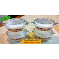 🔥🔥 LIMITED PROMOTION PRICE 🔥🔥 Vintage Set Collection - JAJ Pyrex Briarwood 505 1 Pint Casserole Dish