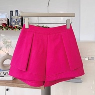 【T373】西装短裤遮肉显瘦 High Waist Short Pants by TALENT 阔腿短裤