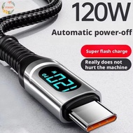 PEWANY Fast Charging Wire, C to C Lightweight USB Type C to C Cable, Charger Adapter 120W Charging T