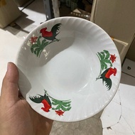 Piring Makan Keramik Jadul Kembang Piring Lauk Keramik