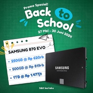 Samsung SSD 870 EVO 500GB - 5 Year Guarantee - 2.5 inch SATA Internal