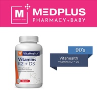 [EXP: 03/2026] Vitahealth Vitamins K2 + D3 90's