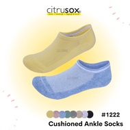 CITRUSOX Thick Sole Cushioned Ankle Socks (22-25 cm, EU 36-40) #1222