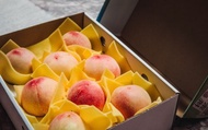 【預購！梨山超人氣的高山水蜜桃8顆裝(5~6兩/顆)】香甜飽滿又多汁 高山下的甜美桃子