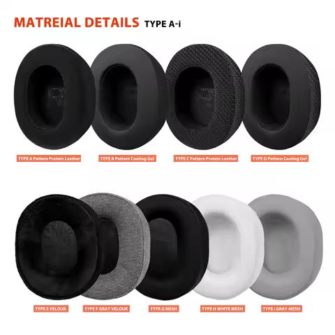 Nullmini Replacement Earpads for HyperX Cloud Flight S Headphones Cooling Gel Ear Pads Cushion Earmu