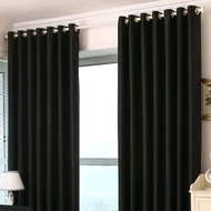 BLACKOUT CURTAINS 200CM WIDE 9 WAVES THICK IMPORT PREMIUM