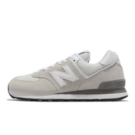 New Balance 574 Gray White IU Li Zhien NB Light Suede Men's Shoes Women's Couple ACS ML574EVW D