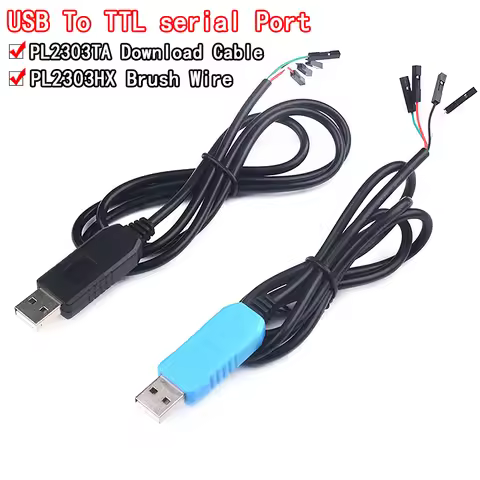 PL2303 PL2303HX/PL2303TA USB To RS232 TTL Converter Adapter Module with Dust-proof Cover PL2303HX fo