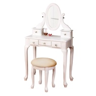 [特價]【Hampton 漢汀堡】馬克化妝桌椅組-白色(一般地區免運費/化妝桌白色