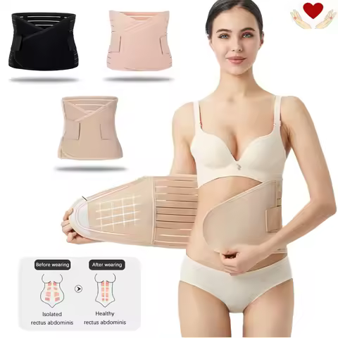 Corset Postpartum Belly Band Pregnant Women Tummy Belly Pelvis Belt Wrap Waist Trainer Recovery Band