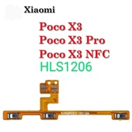 Power Cable Volume Cable For POCO X3 Pro NFC