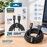 HOOTOO HT073 USB-A to Lightning Data Cable 2M 2. Fast Charging Charger Cable iphone