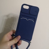 包郵 iPhone 13 可斜孭/掛頸/放卡片 手機殼連掛繩 iPhone case with strap💕iPhone Se2/7/7+/8/8+/X/XS/XR/XS Max/11/11pro/1