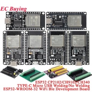 ESP32 WROOM-32 Development Board TYPE-C Micro-USB CH340C/CP2102 CH9102 WiFi+Bluetooth Wireless Modul