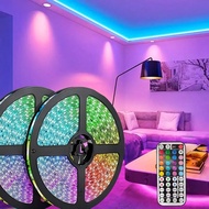 1PC 1m/2m/3m/5m/10m/15m/20m LED Lights For RoomsMeters, RGB LED Strip, Adhesive LED Light With Music