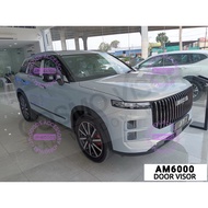 JAECOO J7 / J7 PHEV Door Visor 6PCS (Black) AM6000 Window Vent Visor Deflectors Accessories