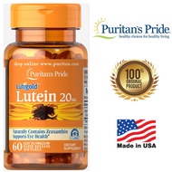 Puritan's Pride Lutein 20 mg with Zeaxanthin 60 soft