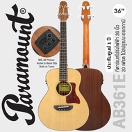 Paramount AB361E (GS Mini B2) Acoustic Bass กีตาร์เบสโปร่งไฟฟ้า กีตาร์เบสโปร่ง 36" / 20 เฟรต ไม้สปรู