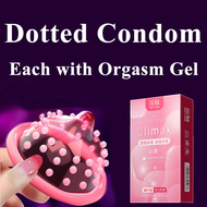 10pcs/1box soft dotted condoms best sex with spikes for men women Natural latex is safe and secure silicon extension best tools size for men with ring original bolitas ultra thin condom for girl adult viberator toys