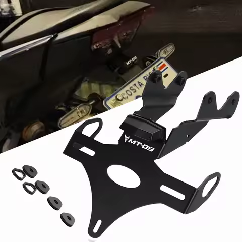 For Yamaha YZF R9 MT-09 SP MT09 SP 2024 2025 2026 Motorcycle License Plate Holder Tail Light Bracket