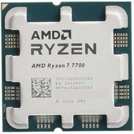AMD Ryzen 7 7700 7700X 8700F AM5 Used Processor Pre-Owned CPU