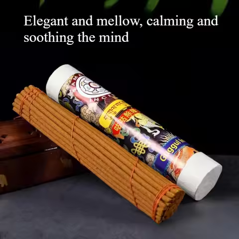 20.5cm Handmade Incense Sticks Household Bedroom Buddhist Hall Tea Room Purify The Air Soothe The Mi